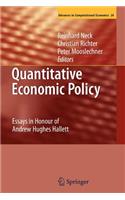 Quantitative Economic Policy