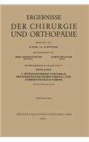 V. Osteochondrosis Vertebrae, Hinterer Bandscheibenvorfall Und Lumbago-Ischias-Syndrom