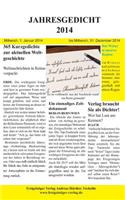 Jahresgedicht 2014