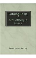 Catalogue de la Bibliothèque Partie 1