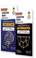 Educart One-shot Question Bank CBSE Class 10 Bundle - Science & Maths for 2024 (2 books)