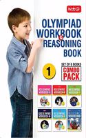 Class 1: Work Book and Reasoning Book Combo for NSO-IMO-IEO-NCO-IGKO
