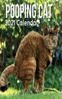 Pooping Cat 2021 Calendar: Funny Animal Gift for Gag Joke Birthday Christmas