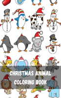 Christmas Animal Coloring Book