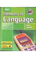 Holt Elements of Language Tennessee: Student Edition Grade 7 2004