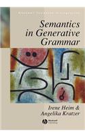 Semantics in Generative Grammar