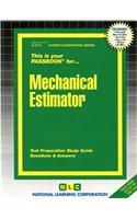 Mechanical Estimator: Passbooks Study Guide