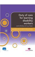 Duty of care for learning disability workers