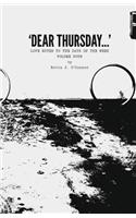 'Dear Thursday...'