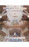 Sermon Notes Study Journal