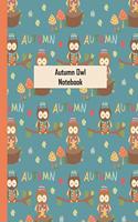 Autumn Owl Notebook