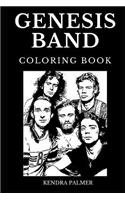 Genesis Band Coloring Book: Legendary Progressive and Famous Art Rock Icons, Epic Peter Gabriel and Phil Collins, Progressive Pop Inspired Adult Coloring Book