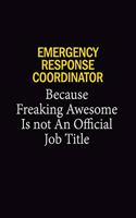 Emergency Response Coordinator Because Freaking Awesome Is Not An Official Job Title