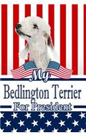 My Bedlington Terrier for President