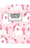 Handwriting Practice Paper Workbook