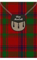 Clan MacColl Tartan Journal/Notebook