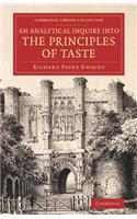 An Analytical Inquiry into the Principles of Taste