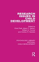 Research Issues in Child Development