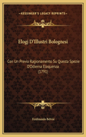 Elogj D'Illustri Bolognesi