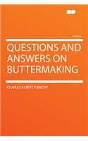 Questions and Answers on Buttermaking