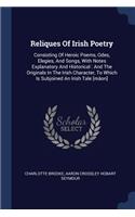 Reliques Of Irish Poetry