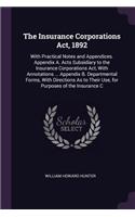 The Insurance Corporations Act, 1892