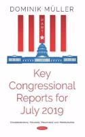 Key Congressional Reports for July 2019