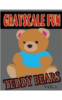Grayscale Fun Teddy Bears Vol.3