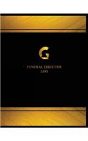 Funeral Director Log (Logbook, Journal - 125 pages, 8.5 x 11 inches)