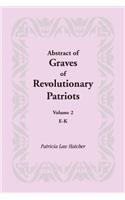 Abstract of Graves of Revolutionary Patriots