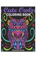 Cute Owls Coloring Book