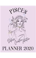 Pisces Horoscope Dated Daily Planner/Daily Diary for 2020