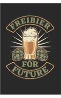 Freibier for Future: Notebook Notizbuch Punktraster Dottgrid Gepunktet A5 I Bier I Bierliebhaber I Biertrinker I Freibier I Gorilla I Affe