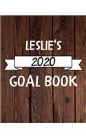 Leslie's 2020 Goal Book: 2020 New Year Planner Goal Journal Gift for Leslie / Notebook / Diary / Unique Greeting Card Alternative