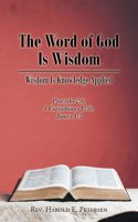 Word of God Is Wisdom