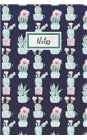 Cactus Flowers Notebook