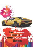 The Ultimate Vintage Cars Jumbo Coloring Book Age 3-18