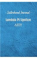 Sisterhood Journal Lambda Pi Upsilon