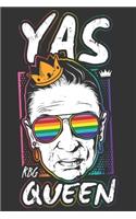 2020 Week To View Dated Planner Diary: 6x9 Inches Paperback LGBT RBG Yas Queen LGBTQ Pride Flag
