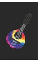Tie Dye Banjo Notebook - Music Instrument Gift for Banjo Player - Banjo Journal - Banjo Diary