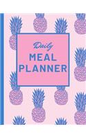 Daily Meal Planner: Healthy Monthly Meals Journal - Food Planner - Track Plan And Organize Your Diet With Grocery Shopping List - Loss Weight Diary - Beautiful Gift For