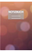 Notizbuch A5 Muster Orange Funkeln