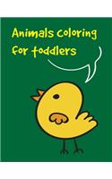 Animals coloring for toddlers