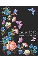 2019-2020 Weekly Planner: Large Two Year Planner with To-Do List (Flower Cover)