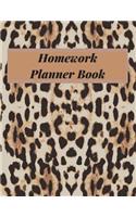 Homework Planner Book
