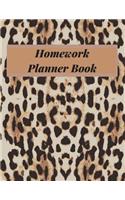 Homework Planner Book: Undated Homework Planner, Student Homework Planner, Study Planner for College Students, Weekly Homework Planner, College Homework Planner 8.5in by 1