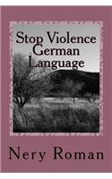 Stop Violence German Language