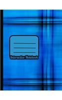 Interactive Notebook: 8.5 X 11 Blank Inb Composition Book: Pre-Made Table of Contents, Numbered Pages, Sketch Paper (Left Output Side), Wide Ruled (Right Input Side) Glos