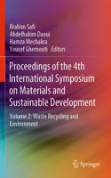 Proceedings of the 4th International Symposium on Materials and Sustainable Development