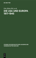 Die USA Und Europa 1917-1945